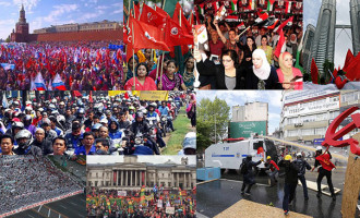 Prvi Maj diljem svijeta obilježen masovnim radničkim skupovima i demonstracijama