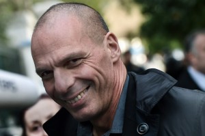 A portrait of newly appointed Greek Finance Minister Yanis Varoufakis in Athens, on January 27, 2015. Newly elected Prime Minister Alexis Tsipras, the leader of the Syriza leftist party, has raised fears of a possible Greek exit from the single currency area by vowing to reduce the huge debt payments Greece has to make following its international bailouts., Image: 216489726, License: Rights-managed, Restrictions: , Model Release: no, Credit line: Profimedia, AFP