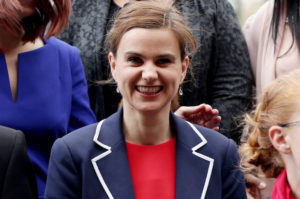 Previously unreleased photo dated 12/05/15 of Labour MP Jo Cox, who has been shot in Birstall near Leeds, an eyewitness said. PRESS ASSOCIATION Photo. Issue date: Thursday June 16, 2016. See PA story POLICE MP. Photo credit should read: Yui Mok/PA Wire