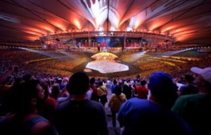 2016 Rio Olympics - Opening Ceremony - Maracana - Rio de Janeiro, Brazil - 05/08/2016. Performers take part in the opening ceremony. REUTERS/Marko Djurica