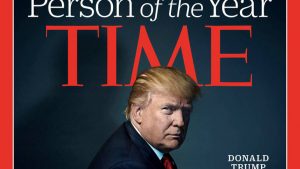 U.S. President-elect Donald Trump poses for photographer Nadav Kander for the cover of Time Magazine after being named its person of the year, in a picture provided by the publication in New York December 7, 2016. Time Magazine/Handout via REUTERS   ATTENTION EDITORS - THIS PICTURE WAS PROVIDED BY A THIRD PARTY. THIS PICTURE WAS PROCESSED BY REUTERS TO ENHANCE QUALITY. AN UNPROCESSED VERSION HAS BEEN PROVIDED SEPARATELY. EDITORIAL USE ONLY. NO RESALES. NO ARCHIVE.