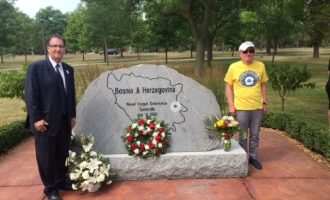 Komemoracija povodom 23. godišnjice od genocida u Srebrenici  u Windsoru