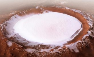 Senzacionalno otkriće : Naučnici objavili  da su otkrili slana jezera ispod polarne kape Crvenog planeta
