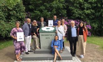 Zahvaljujući donacijama brojnih bh. iseljenika : U  gradu Aalborgu u Danskoj otkriven spomenik žrtvama genocida u Srebrenici