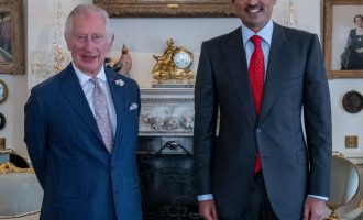 Emir Države Katar prisustvuje inauguraciji kralja Charlesa III