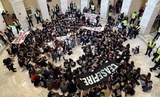 Demonstranti provalili u Kongres: Traže prekid sukoba u Gazi i Izraelu (Video)