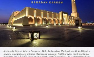 Ambasada Katara uputila ramazansku čestitku: Neka ovo bude vrijeme mira, susreta i sreće