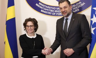 Švedska ministrica u Sarajevu : “Mjesto BiH je u evropskoj porodici”