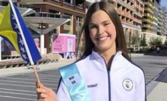 Svečanom ceremonijom zatvorene Olimpijske igre u Parizu : Lana Pudar nosila zastavu BiH