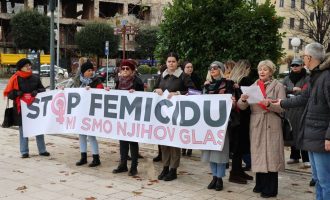 Protest protiv femicida i nasilja – u godinu dana u BiH ubijeno 13 žena : “Niti jedna više”!