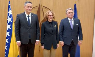 Bećirović i Komšić u Briselu: NATO ključ sigurnosti i budućnosti BiH