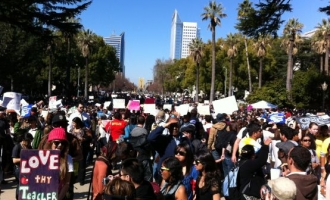 Studentska pobuna u Sacramentu : Hiljade prosvjednika u glavnom gradu Kalifornije, policija privela preko 60 osoba